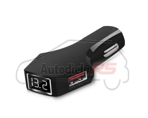 Nabíjačka USB 4.2A s ukazovateľom napätia