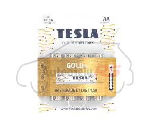 TESLA GOLD+ AA Alkaline 4 ks blister