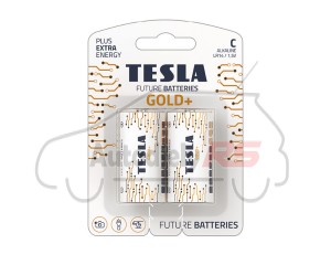 TESLA GOLD+ C Alkaline 2ks blister