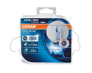 OSRAM H15 12V 15/55W COOL BLUE INTENSE