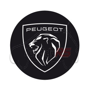 Samolepka Peugeot 4ks disky 55mm new logo