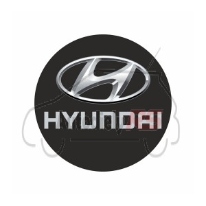 Samolepka Hyundai 4ks disky 55mm
